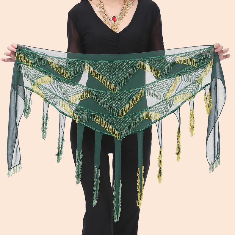 100% Handemade Dancewear Polyester Belly Dance Performance Belt For Ladies 100% Handemade Dancewear Polyester Belly Dance Performance Belt For Ladies