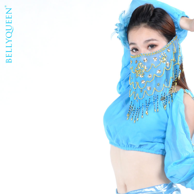 Dancewear Polyester Belly Dance Face Veil For Ladies 9 Colors Dancewear Polyester Belly Dance Face Veil For Ladies 9 Colors
