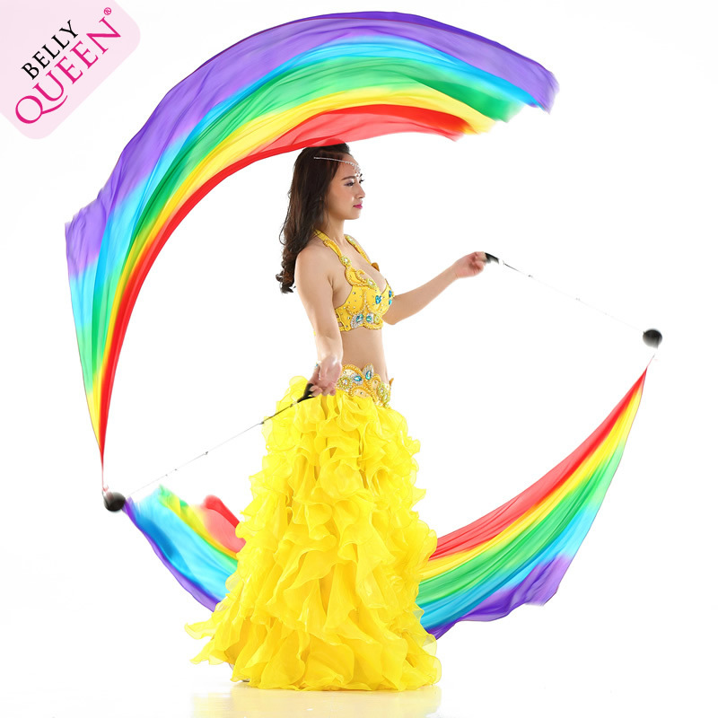 Belly Dance Poi Veil For Ladies (Silk) 2 pieces Belly Dance Poi Veil For Ladies (Silk) 2 pieces