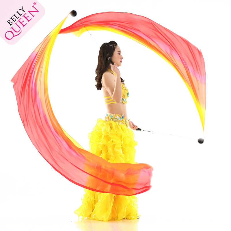 Belly Dance Poi Veil For Ladies (Silk) 2 pieces Belly Dance Poi Veil For Ladies (Silk) 2 pieces