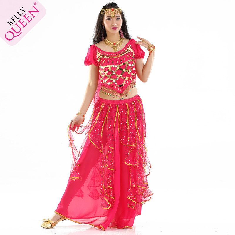 4 Pieces Dancewear Polyester Belly Dance Costumes For Ladies More Colors 4 Pieces Dancewear Polyester Belly Dance Costumes For Ladies More Colors