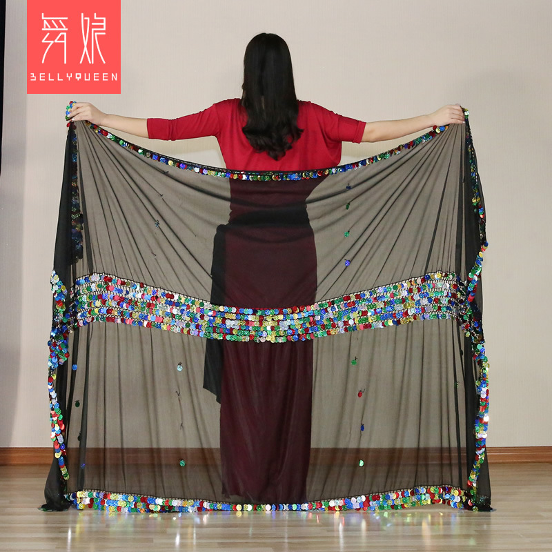 Malaya Belly Dance Veil With Paillette 33110573216