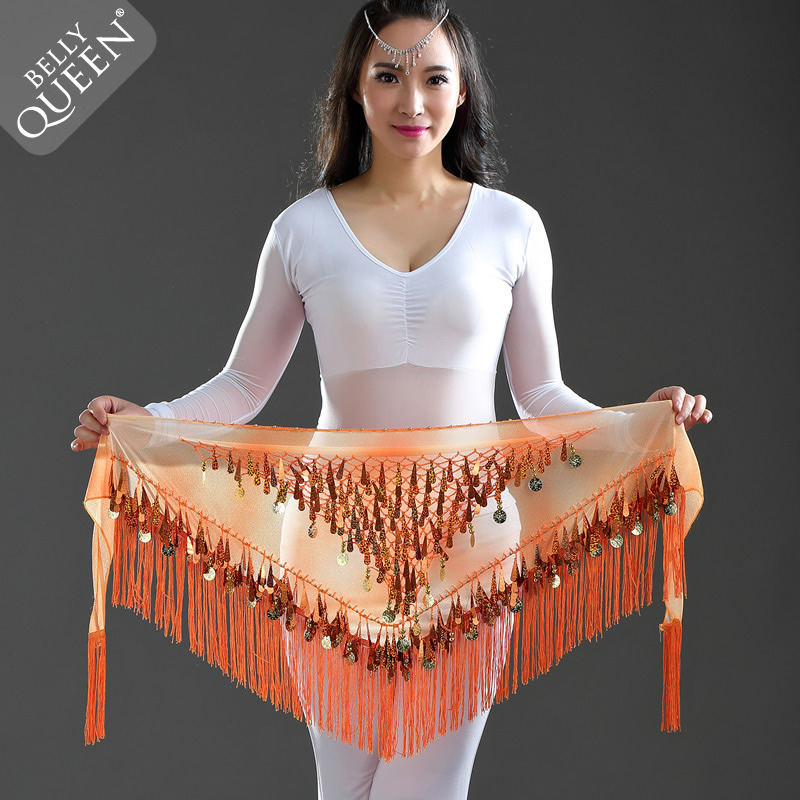 Dancewear TIe-Dye Triangle Belly Dance Performance Hip Scarf For Ladies Dancewear TIe-Dye Triangle Belly Dance Performance Hip Scarf For Ladies