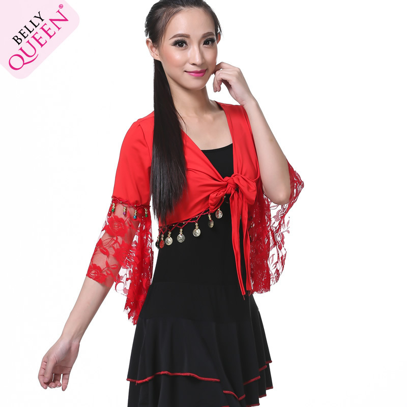 DanceWear Polyester Belly Dance Tops With Coins and Bells For Ladies More Colors DanceWear Polyester Belly Dance Tops With Coins and Bells For Ladies More Colors