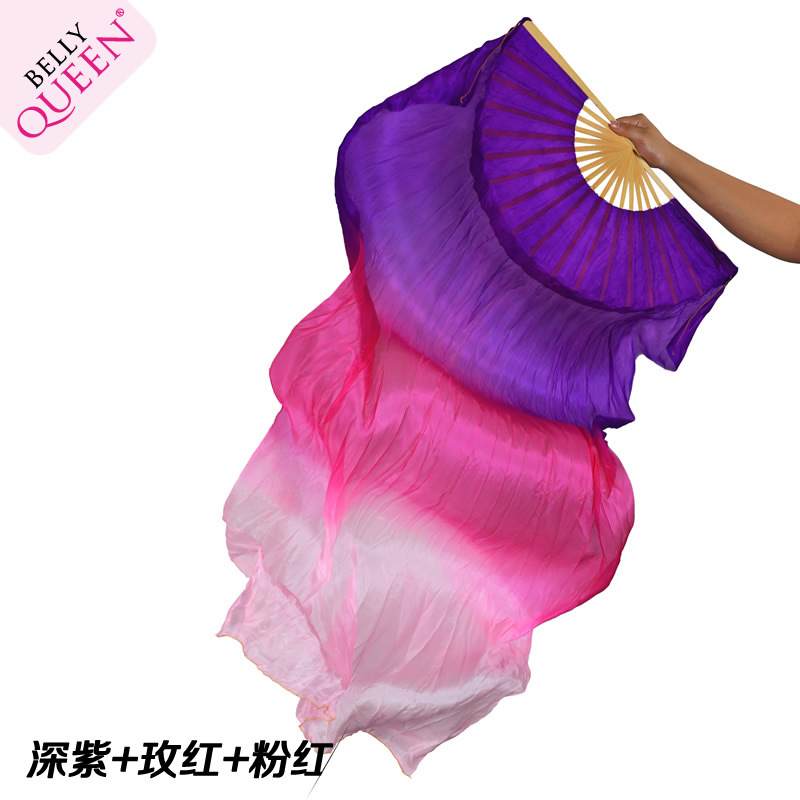 Contact us to change the shipping cost if need Belly Dance Silk Fan Veil ForLadies (Right +Left)