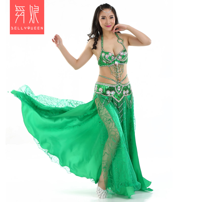 3 Pieces Dancewear Polyester Belly Dance Performance Costumes For Women 3 Pieces Dancewear Polyester Belly Dance Performance Costumes For Women