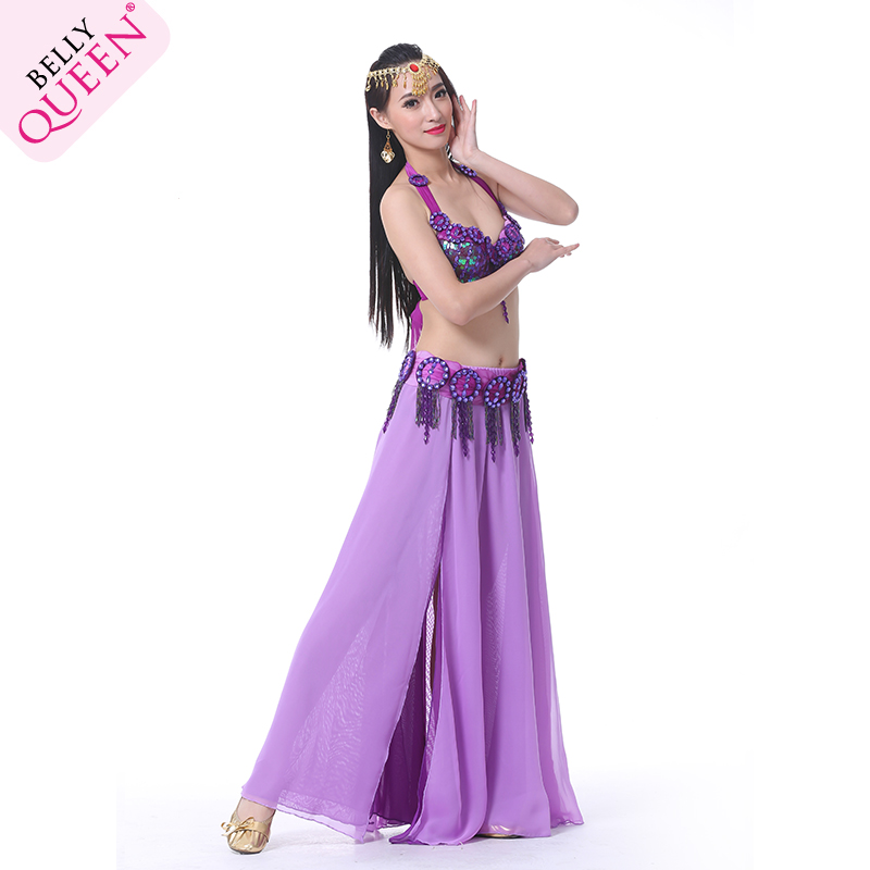 3 Pieces Dancewear Polyester Belly Dance Performance Costumes For Women 3 Pieces Dancewear Polyester Belly Dance Performance Costumes For Women