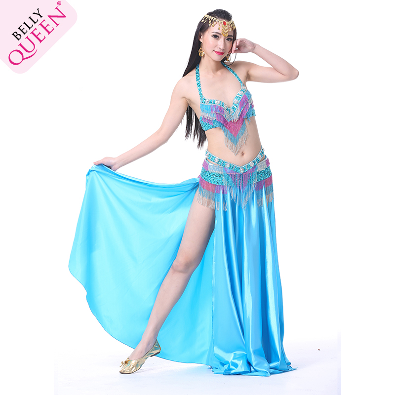 3 Pieces Dancewear Polyester Belly Dance Performance Costumes For Women 3 Pieces Dancewear Polyester Belly Dance Performance Costumes For Women