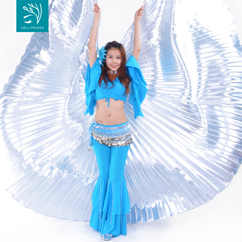 Economic Dancewear Polyester Belly Dance Isis Wing More Colors