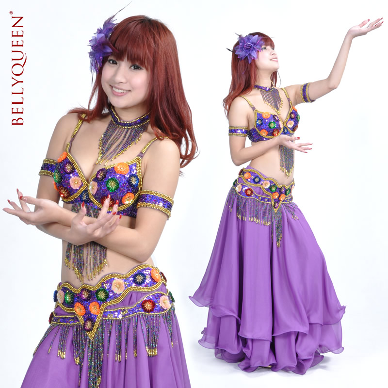 5 pieces Dancewear Polyester Belly Dance Costumes For Ladies More Colors 5 pieces Dancewear Polyester Belly Dance Costumes For Ladies More Colors