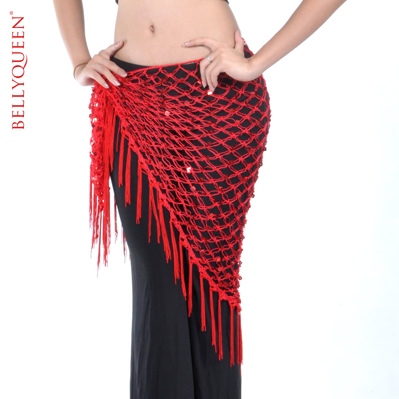 Dancewear Polyester Belly Dance Performance Triangle Hip Scarf For Ladies Dancewear Polyester Belly Dance Performance Triangle Hip Scarf For Ladies