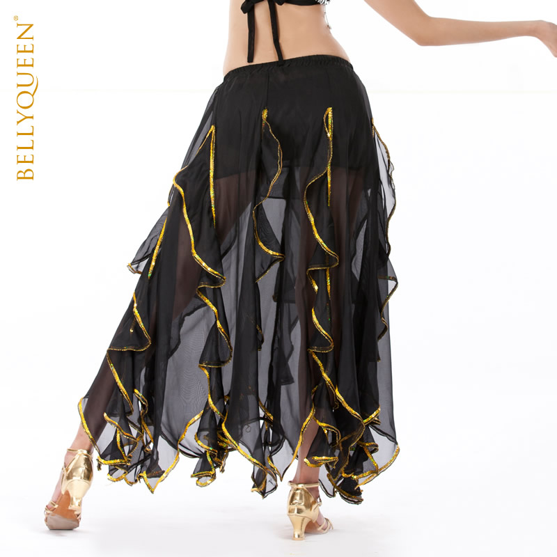 Performance Chiffon Belly Dance Skirt For Ladies More Colors Performance Chiffon Belly Dance Skirt For Ladies More Colors