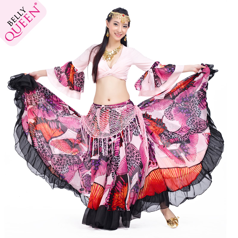 Performance Dancewear Chiffon Belly Dance Skirt More Colors Performance Dancewear Chiffon Belly Dance Skirt More Colors