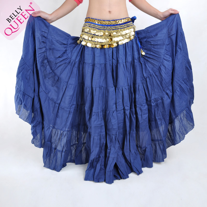 Dancewear Polyester Belly Dance Skirt For Ladies 12 colors Dancewear Polyester Belly Dance Skirt For Ladies 12 colors