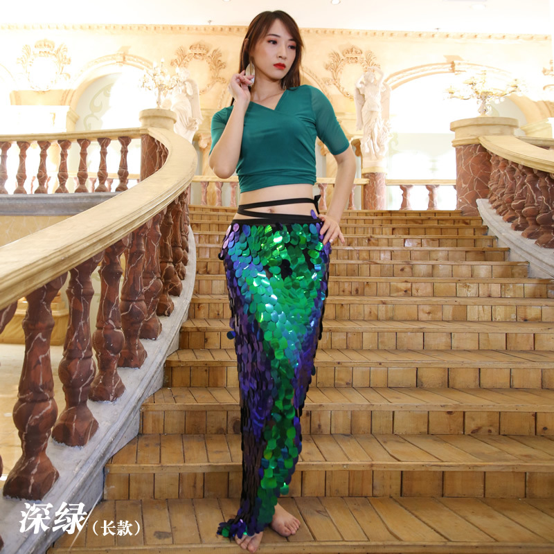Mermaid Belly Dance Costumes With Paillette Mermaid Belly Dance Costumes With Paillette