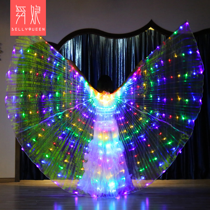 Led Belly Dance Isis Wing With Stick Led Belly Dance Isis Wing With Stick